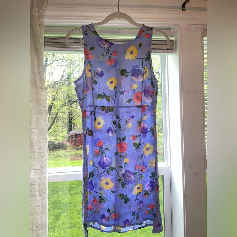 Vintage floral shift dress